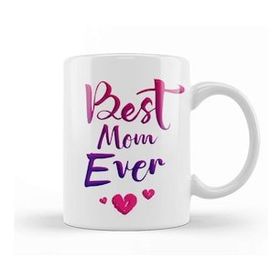 Baskı Dükkanı Best Mom Ever Anneler Günü 01 Kupa