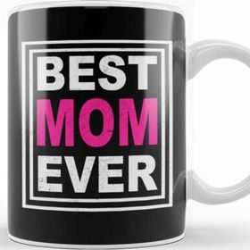 Baskı Dükkanı Best Mom Ever Anneler Günü 02 Kupa