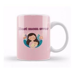 Baskı Dükkanı Best Mom Ever Anneler Günü 06 Kupa Bardak