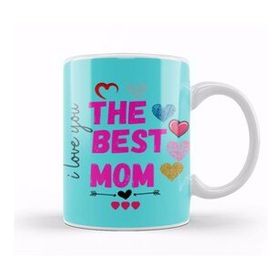 Baskı Dükkanı Best Mom Mommy Est Flower Mothers Day 2021 Kupa