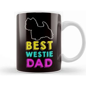 Baskı Dükkanı Best Wesite Dad West Highland Terrier Father Dog Breed Owner Kupa