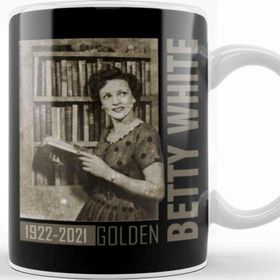 Baskı Dükkanı Betty White Golden Kupa Bardak