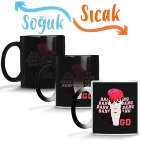 Baskı Dükkanı Bigbang G Dragon Sihirli Porselen Kupa