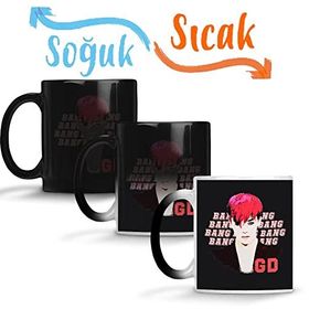 Baskı Dükkanı Bigbang G Dragon Sihirli Porselen Kupa