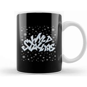 Baskı Dükkanı Bill and Ted Wyld Stallyns Christmas Snow Logo Kupa