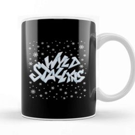 Baskı Dükkanı Bill and Ted Wyld Stallyns Christmas Snow Logo Kupa