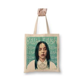 Baskı Dükkanı Billie Eilish 014 Bez Çanta