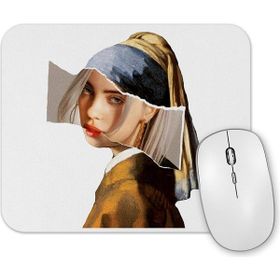 Baskı Dükkanı Billie Eilish İnci Küpeli Kız Mouse Pad