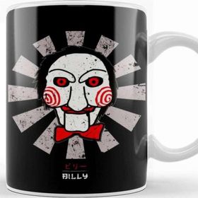 Baskı Dükkanı Billy The Puppet Retro Japanese Saw Kupa