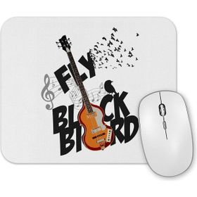 Baskı Dükkanı Bird Music Müzik Gitar Mouse Pad