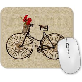 Baskı Dükkanı Bisiklet Karanfilli Mouse Pad