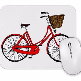 Baskı Dükkanı Bisiklet Retro Mouse Pad