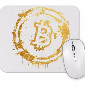 Baskı Dükkanı Bitcoin Colors Mouse Pad