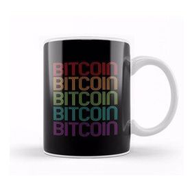 Baskı Dükkanı Bitcoin Retro 70's Kupa
