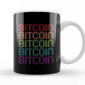 Baskı Dükkanı Bitcoin Retro 70's Kupa