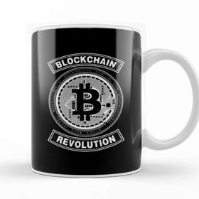 Baskı Dükkanı Bitcoin Revolution Blockchain 01 Kupa