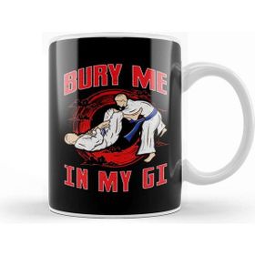Baskı Dükkanı Bjj Bury Me in My Gi Mma Brazil Jiu Jitsu Fighter Kupa