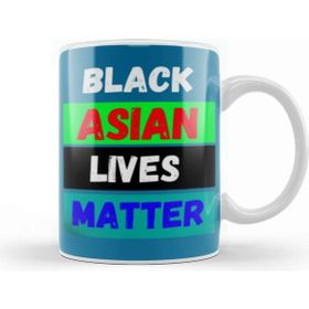 Baskı Dükkanı Black Asian Lives Matter Stop Aapı Hate Kupa