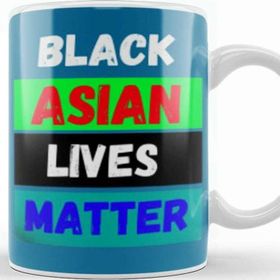 Baskı Dükkanı Black Asian Lives Matter Stop Aapı Hate Kupa