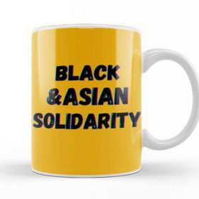 Baskı Dükkanı Black Asian Solidarity Black History Month Blm Black Lives Matter Kupa