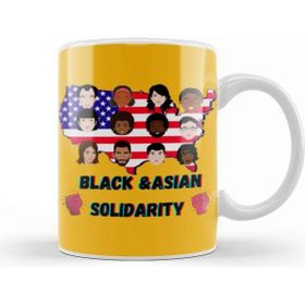 Baskı Dükkanı Black Asian Solidarity Stop Aapı Hate Kupa