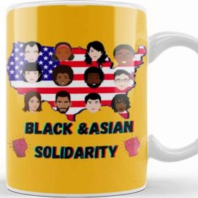 Baskı Dükkanı Black Asian Solidarity Stop Aapı Hate Kupa
