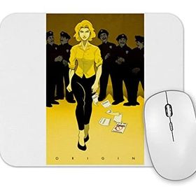 Baskı Dükkanı Black Canary Scream Mouse Pad