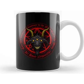 Baskı Dükkanı Black Goat Color Azhmodai Lovecraft Kupa