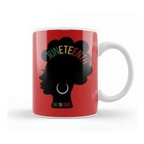Baskı Dükkanı Black Juneteenth Juneteenth 2021 Kupa