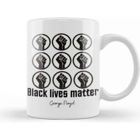 Baskı Dükkanı Black Lives Matter George Floyd 2022 Kupa