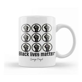 Baskı Dükkanı Black Lives Matter George Floyd 2022 Kupa