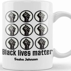 Baskı Dükkanı Black Lives Matter Sasha Johnson Kupa