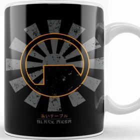 Baskı Dükkanı Black Mesa Retro Japanese Half Life Kupa