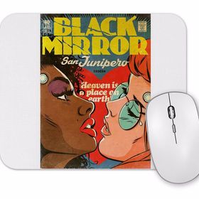 Baskı Dükkanı Black Mirror Mouse Pad