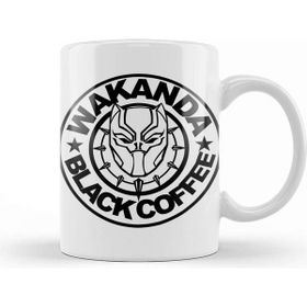 Baskı Dükkanı Black Panter Marvel Wakanda Black Coffee Kupa