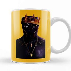 Baskı Dükkanı Black Panther King of Black Panther Kupa