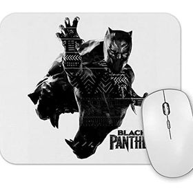 Baskı Dükkanı Black Panther Pantera Negra 04 Mouse Pad