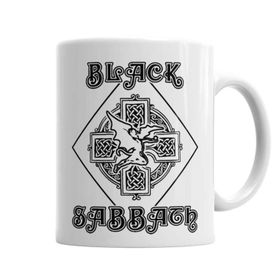 Baskı Dükkanı Black Sabat Sihirli Porselen Kupa