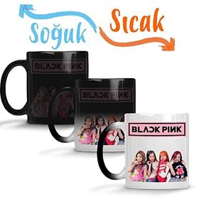 Baskı Dükkanı Blackpink 004 Sihirli Porselen Kupa