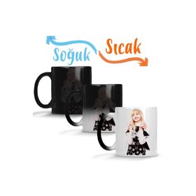 Baskı Dükkanı Blackpink Lisa 01 Sihirli Porselen Kupa Bardak
