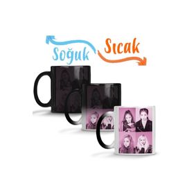 Baskı Dükkanı Blackpink Lisa 01 Sihirli Porselen Kupa Bardak