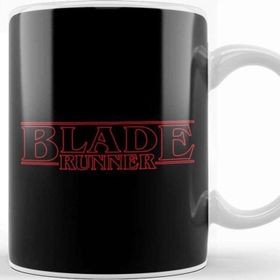 Baskı Dükkanı Blade Runner Stranger Things Logo Kupa
