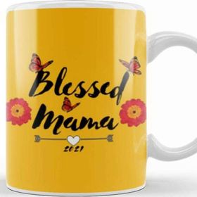 Baskı Dükkanı Blessed Mama Funny Mother Blessed Mama Mom Life Summer Mommy 2021 Kupa