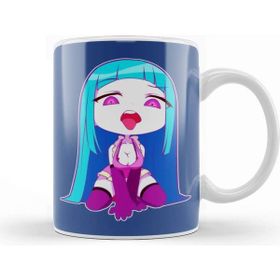 Baskı Dükkanı Blue Hair Me Me Me Kupa