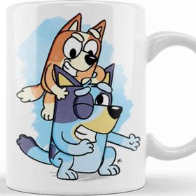 Baskı Dükkanı Bluey And Bingo Porselen Kupa