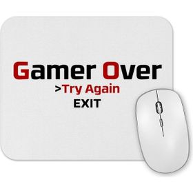 Baskı Dükkanı Blusa Game Over Mouse Pad