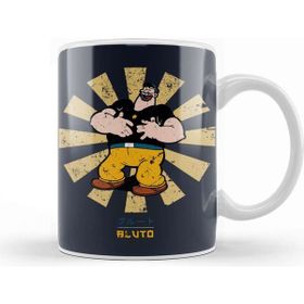 Baskı Dükkanı Bluto Retro Japanese Popeye Kupa