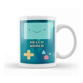 Baskı Dükkanı Bmo Hello World Adventure Time Space Galaxy Stars Aurora 01 Kupa
