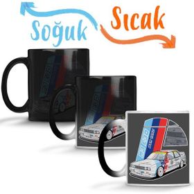 Baskı Dükkanı Bmw M3 E30 Dtm Sihirli Porselen Kupa