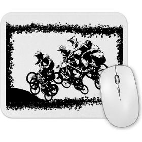 Baskı Dükkanı Bmx Racing Jump Motorsiklet Mouse Pad